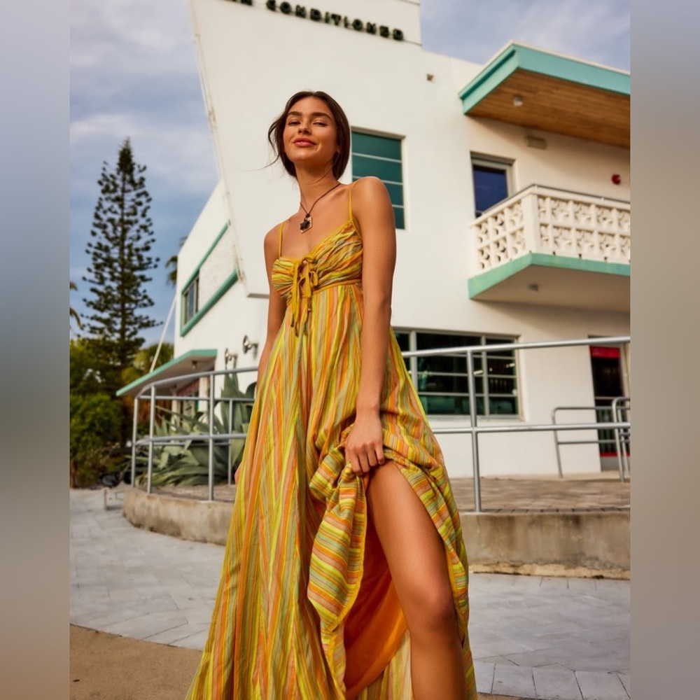 NWT Free People Dream Weaver Maxi Dress - Picture 2 of 11